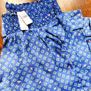 Aerie Blue Patterned Pajama Pants